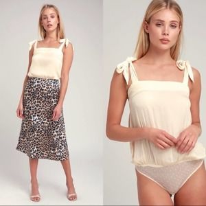 Free People Ties Over Guys Bodysuit